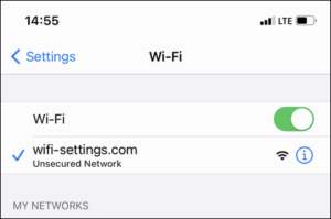 Unsecured Network