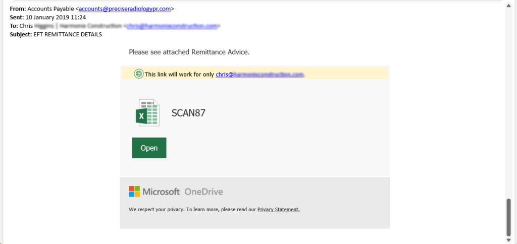 Phishing Remittance
